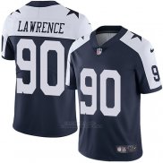 Camiseta NFL Game Dallas Cowboys 90 Demarcus Lawrence Throwback Azul