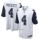 Camiseta NFL Game Dallas Cowboys Dak Prescott Alterno Blanco