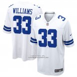 Camiseta NFL Game Dallas Cowboys Javonte Williams Blanco Camiseta NFL Game Dallas Cowboys Javonte Williams Blanco