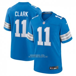 Camiseta NFL Game Detroit Lions Damone Clark Azul
