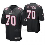 Camiseta NFL Game Hombre Atlanta Falcons Jake Matthews Negro Camiseta NFL Game Hombre Atlanta Falcons Jake Matthews Negro