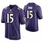 Camiseta NFL Game Hombre Baltimore Ravens Marquise Brown Violeta