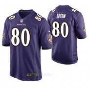 Camiseta NFL Game Hombre Baltimore Ravens Miles Boykin Violeta