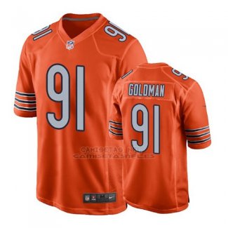 Camiseta NFL Game Hombre Chicago Bears Eddie Oroman Naranja Alternate
