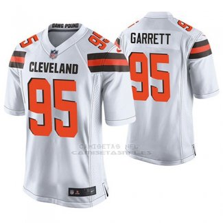Camiseta NFL Game Hombre Cleveland Browns Myles Garrett Blanco