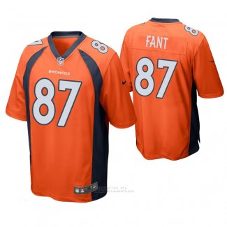 Camiseta NFL Game Hombre Denver Broncos Noah Fant Naranja