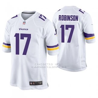 Camiseta NFL Game Hombre Minnesota Vikings Aldrick Robinson Blanco