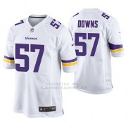 Camiseta NFL Game Hombre Minnesota Vikings Devante Downs Blanco
