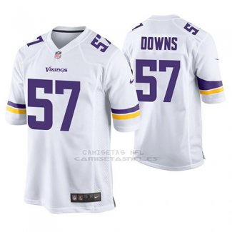 Camiseta NFL Game Hombre Minnesota Vikings Devante Downs Blanco