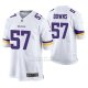 Camiseta NFL Game Hombre Minnesota Vikings Devante Downs Blanco