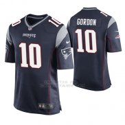 Camiseta NFL Game Hombre New England Patriots Josh Gordon Azul