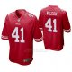 Camiseta NFL Game Hombre San Francisco 49ers Jeff Wilson Rojo