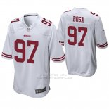 Camiseta NFL Game Hombre San Francisco 49ers Nick Bosa Blanco