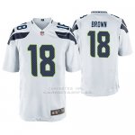 Camiseta NFL Game Hombre Seattle Seahawks Jaron Marron Blanco
