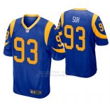 Camiseta NFL Game Hombre St Louis Rams Ndamukong Suh Azul Amarillo
