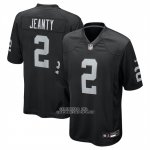 Camiseta NFL Game Las Vegas Raiders Ashton Jeanty 2025 NFL Draft Negro