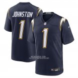 Camiseta NFL Game Los Angeles Chargers Quentin Johnston Alterno Super Chargers Azul