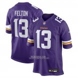 Camiseta NFL Game Minnesota Vikings Tai Felton Violeta Camiseta NFL Game Minnesota Vikings Tai Felton Violeta