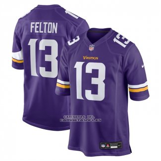 Camiseta NFL Game Minnesota Vikings Tai Felton Violeta