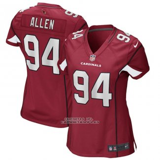 Camiseta NFL Game Mujer Arizona Cardinals Zach Allen Rojo