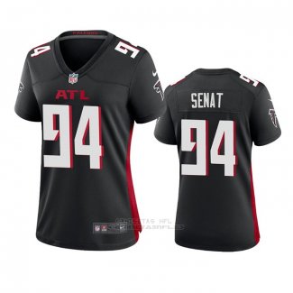 Camiseta NFL Game Mujer Atlanta Falcons Deadrin Senat 2020 Negro