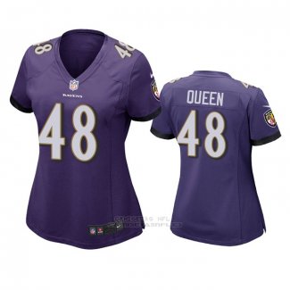 Camiseta NFL Game Mujer Baltimore Ravens Patrick Queen Violeta