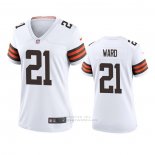 Camiseta NFL Game Mujer Cleveland Browns Denzel Ward 2020 Blanco