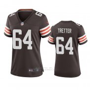 Camiseta NFL Game Mujer Cleveland Browns J.c. Tretter 2020 Marron