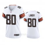 Camiseta NFL Game Mujer Cleveland Browns Jarvis Landry 2020 Blanco