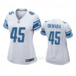 Camiseta NFL Game Mujer Detroit Lions Julian Okwara Blanco