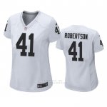 Camiseta NFL Game Mujer Las Vegas Raiders Amik Robertson Blanco