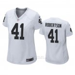 Camiseta NFL Game Mujer Las Vegas Raiders Amik Robertson Blanco