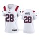 Camiseta NFL Game Mujer New England Patriots James White 2020 Blanco