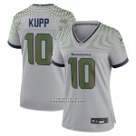 Camiseta NFL Game Mujer Seattle Seahawks Cooper Kupp 2025 Rivalries Collection Gris