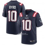 Camiseta NFL Game New England Patriots Damiere Byrd Azul