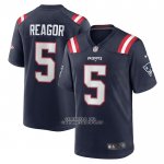 Camiseta NFL Game New England Patriots Jalen Reagor Azul