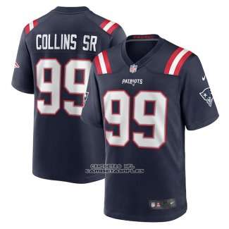 Camiseta NFL Game New England Patriots Jamie Collins Sr. Primera Azul