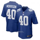 Camiseta NFL Game New York Giants Joe Morrison Retired Azul