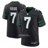Camiseta NFL Game New York Jets Justin Fields Azul Camiseta NFL Game New York Jets Justin Fields Azul