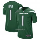 Camiseta NFL Game New York Jets Number 1 Dad Verde