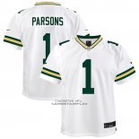 Camiseta NFL Game Nino Green Bay Packers Micah Parsons Blanco