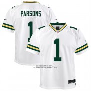 Camiseta NFL Game Nino Green Bay Packers Micah Parsons Blanco