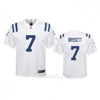 Camiseta NFL Game Nino Indianapolis Colts Jacoby Brissett 2020 Blanco