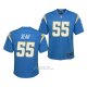 Camiseta NFL Game Nino Los Angeles Chargers Junior Seau 2020 Azul