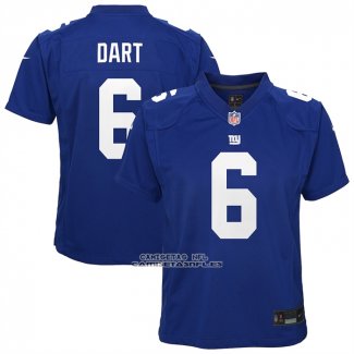 Camiseta NFL Game Nino New York Giants Jaxson Dart Azul