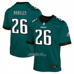Camiseta NFL Game Nino Philadelphia Eagles Saquon Barkley Verde Oscuro