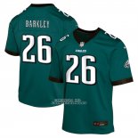 Camiseta NFL Game Nino Philadelphia Eagles Saquon Barkley Verde Oscuro