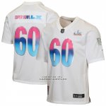 Camiseta NFL Game Nino Super Bowl LX Blanco