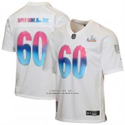 Camiseta NFL Game Nino Super Bowl LX Blanco
