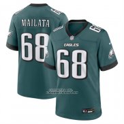 Camiseta NFL Game Philadelphia Eagles Jordan Mailata Verde1